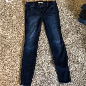 Abercrombie jeggings dark no rips